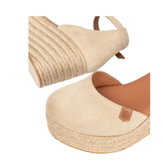 Las sandalias tipo cuña para mujer de la marca Popa cod 8133