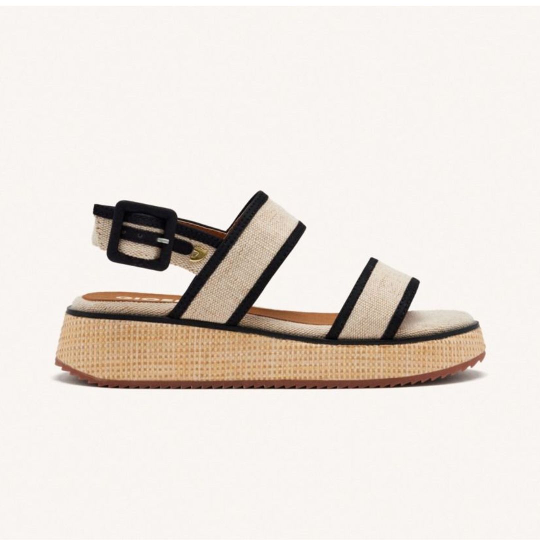 sandalias de cuña y planta acolchada para mujer de la marca Gioseppo cod 8128